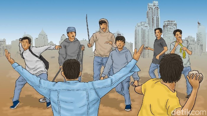 Tawuran Geng Motor di Tamansari Dibubarkan, Polisi Amankan Pelaku dan Sita Senjata Tajam